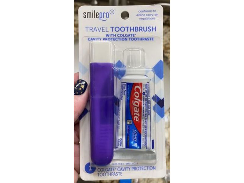 Smilepro Toothbrush + Toothpaste Travel Kit