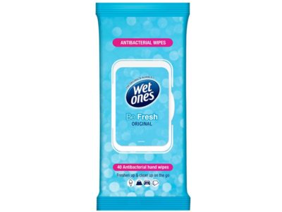 Wet Ones Antibacterial Moist Towelettes, Original, 40 Count