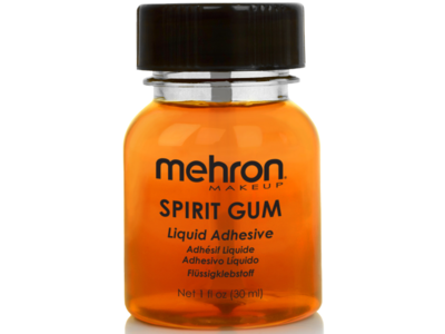Mehron Spirit Gum Liquid Adhensive, 1 fl oz/30 mL