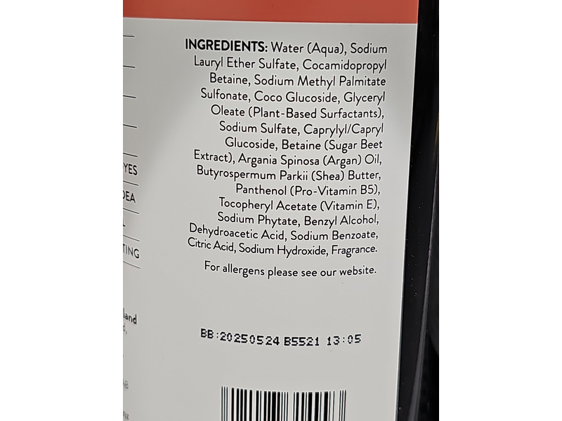 Glow Lab Nature + Science Hand Wash, Warm Vanilla & Lily, 30.43 fl oz/900 mL