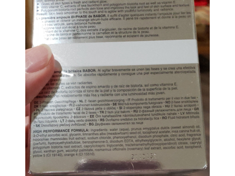 Doctor Babor Glow Bi-Phase Ampoules, Refine Rx, 0.03 fl oz, 3 Count