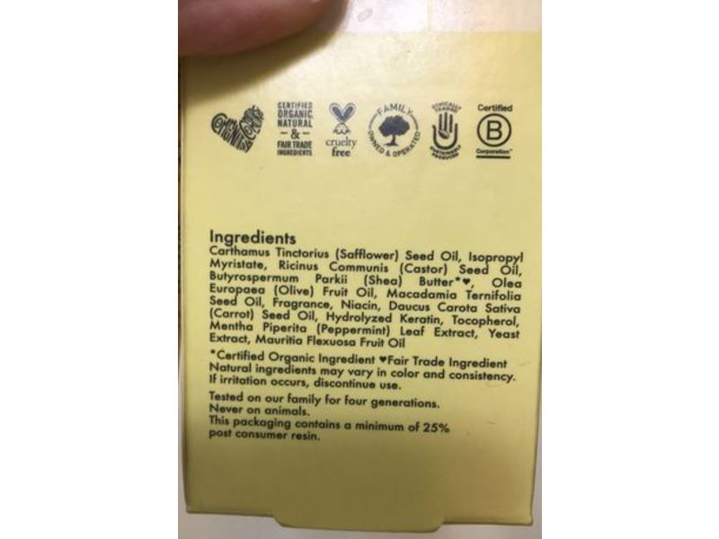 Shea Moisture Jamaican Black Hair Serum, Shea Butter & Peppermint, 2 fl oz/59 mL