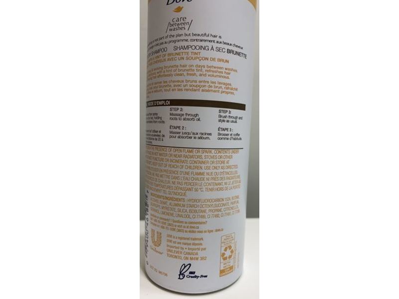 Dove Brunette Dry Shampoo, 142 g