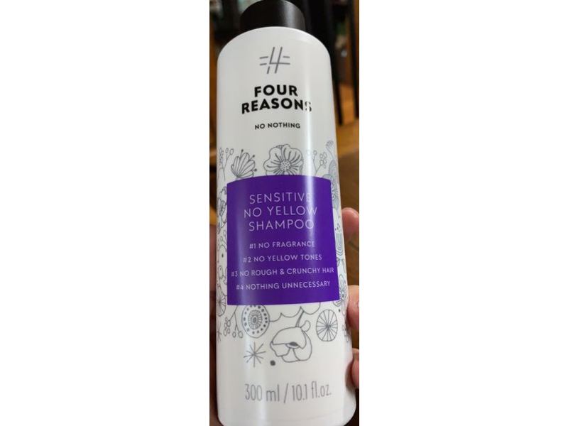 Four Reasons No Nothing Sensitive No Yellow Shampoo, 10.1 fl oz/300 mL