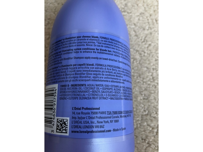 L'oreal Paris Serie Expert Blondifier Illuminating Conditioner, 16.9 fl oz/500 mL