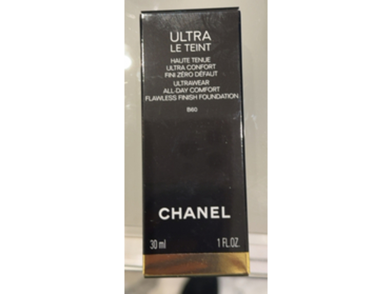 Chanel Ultrawear All-Day Comfort Flawless Finish Foundation, B60, 1 fl oz/30 mL