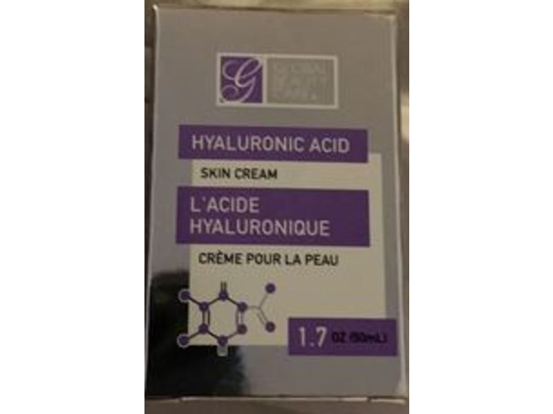 Global Beauty Care Hyaluronic Acid Skin Cream, 1.7 oz/50 mL