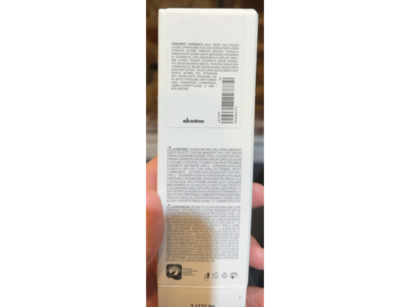 Davines New Color Hair Dye, 6.0 Dark Auburn,2.03 fl oz/ 60 mL