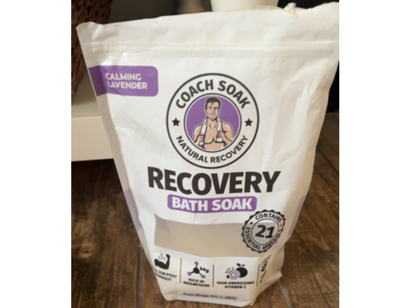 Coach Soak Recovery Bath Soak, Calming Lavender, 1.36 kg