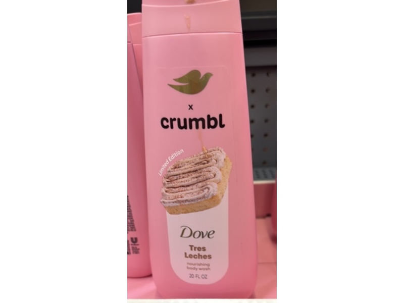 Dove Crumbl Nourishing Body Wash, Tres Leches, 20 fl oz