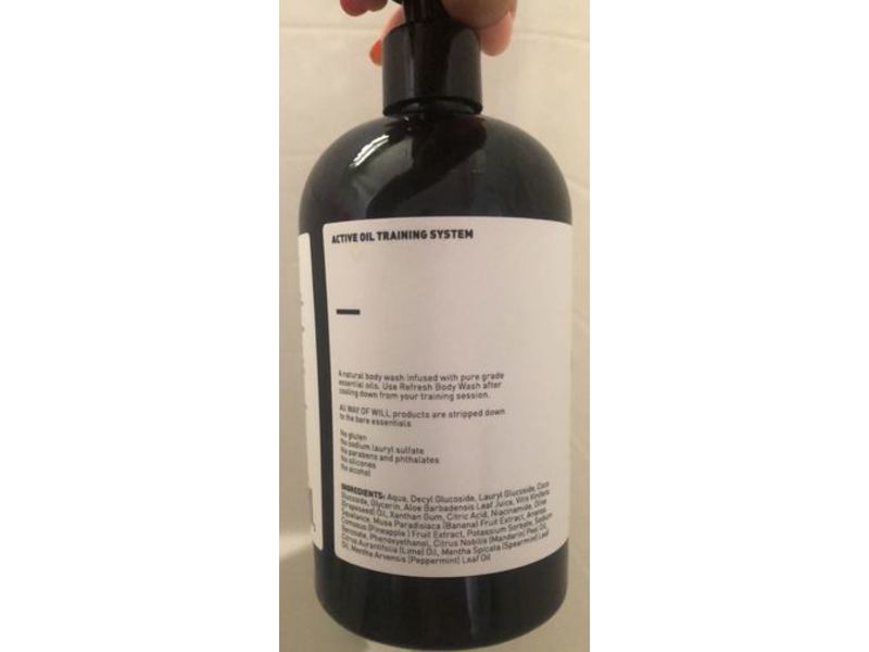 Way Of Will 45 Refresh Natural Body Wash, Mandarin + Mint, 16 fl oz