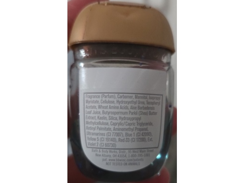 Bath & Body Works Anti Bacterial Hand Gel, Fresh Rainfall, 1 fl oz/29 mL