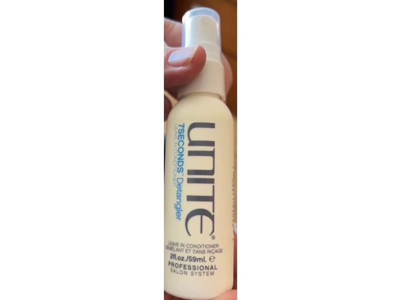 Unite Hair 7Seconds Detangler Leave-In Conditioner, 2 fl oz/59 mL