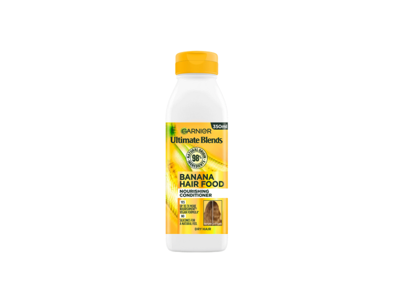 Garnier Ultimate Blends Nourishing Conditioner, Banana Hair Food, 350 mL