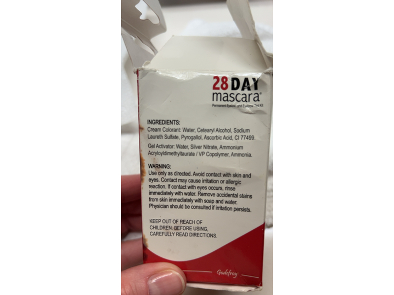 Godefroy Mascara Permanent Lash Black Tint Kit, Black