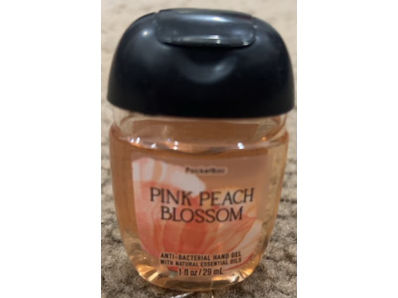 Bath & Body Works Anti-Bacterial Hand Gel, Pink Peach Blossom, 1 fl oz/29 mL