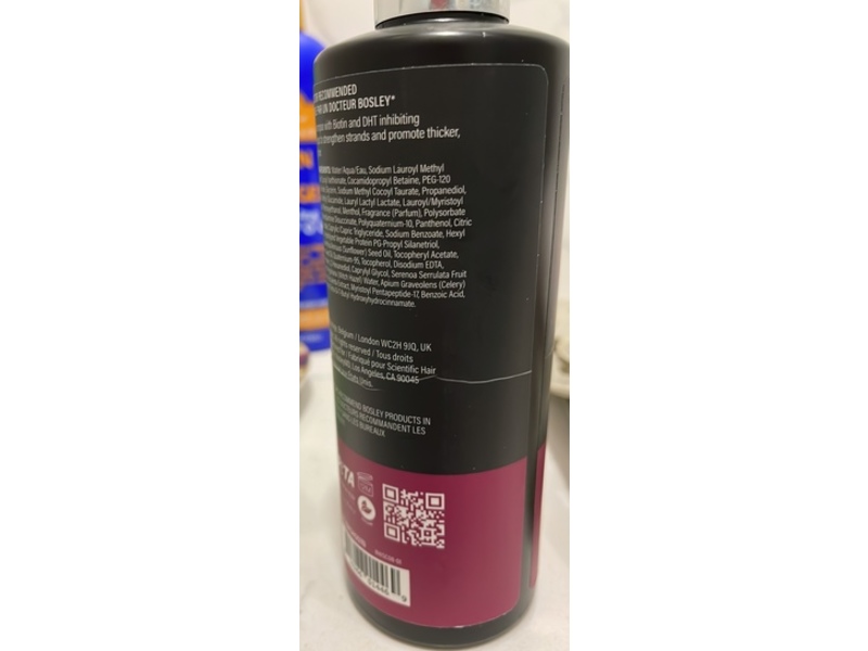 Bosley Woman Thickening Shampoo, 8.5 fl oz/250 mL