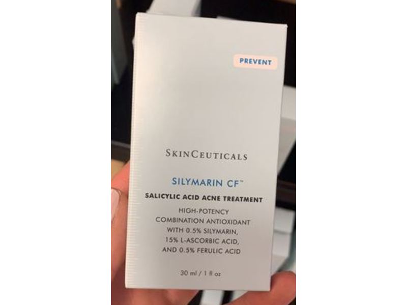 Skinceuticals Silymarin Cf Salicylic Acid Acne Treatment, Prevent, 1 fl oz / 30 ml