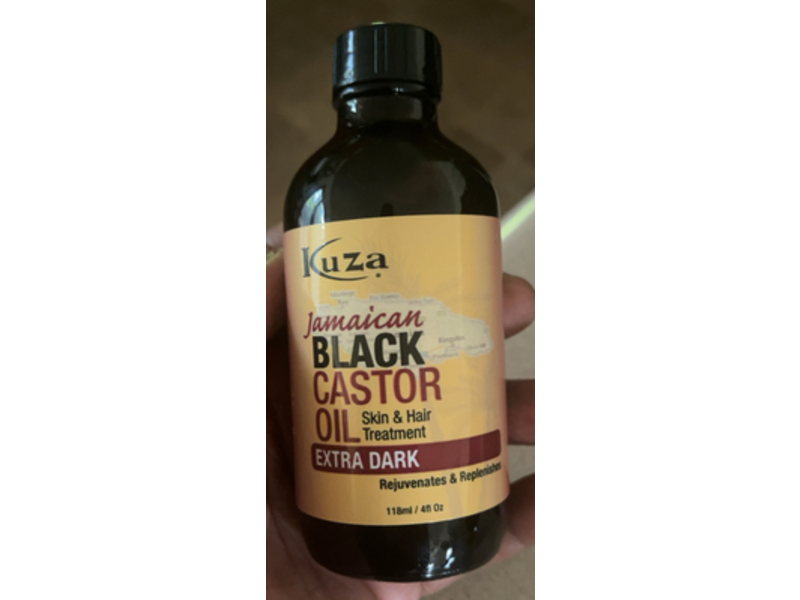 Kuza Jamaican Black Castor Oil, Extra Dark, 4 fl oz/118 mL