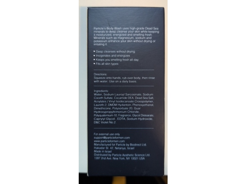Particle Men's Formula Daily Care Body Wash, 13.52 fl oz/400 mL