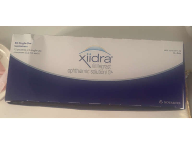 Xiidra (lifitegrast) Solution 5%, 0.2 mL, 12 Count (Rx)
