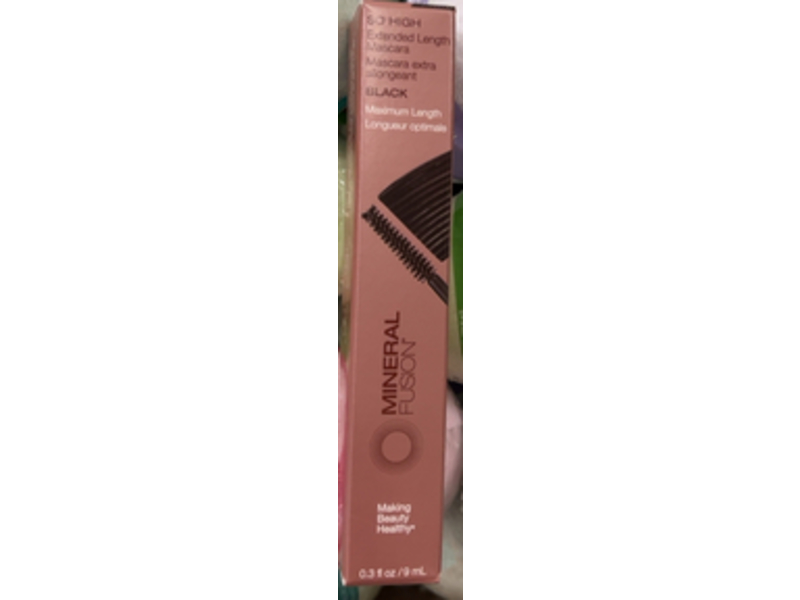 Mineral Fusion So High Extended Length Mascara, Black, 0.3 fl oz/ 9 mL
