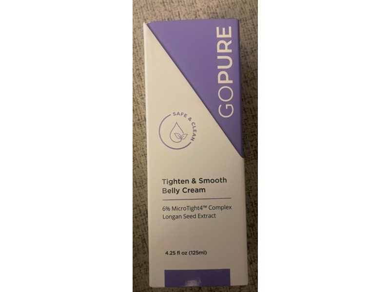 Gopure Tighten & Smooth Belly Cream, 4.25 fl oz/125 mL