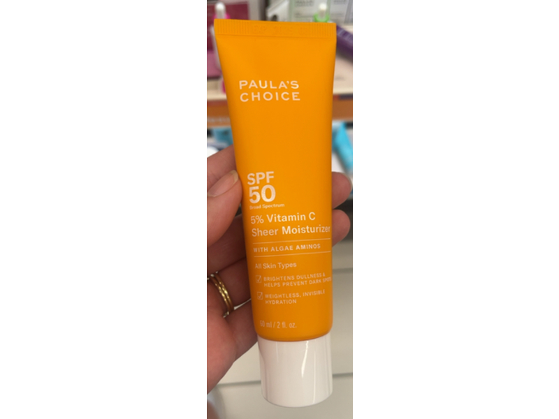Paula's Choice 5% Vitamin C Sheer Moisturizer, SPF 50, 2 fl oz/60 mL