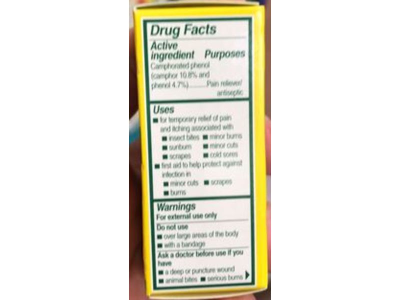 Campho-Phenique Pain & Itch Relief Antiseptic Liquid, Original, 3/4 fl oz/22 mL