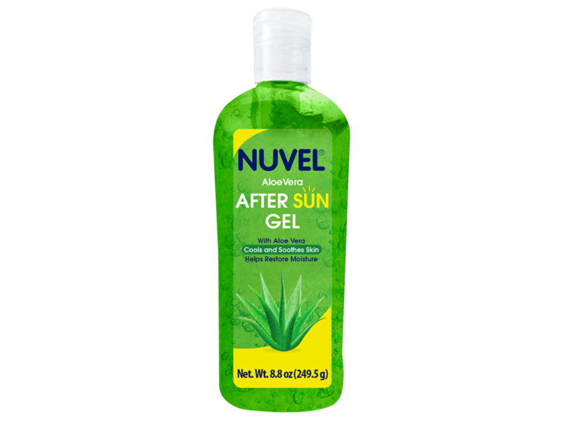Nuvel After Sun Gel, Aloe Vera, 8.8 oz/249.5 g