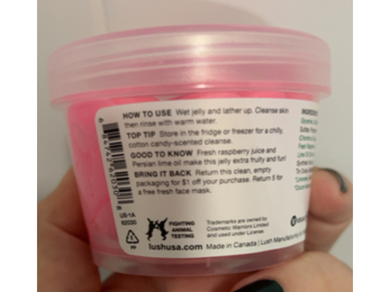 Lush Snow Fairy Shower Jelly, 3.1 oz/90 g