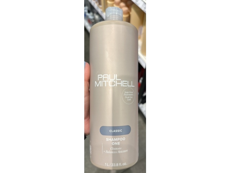 Paul Mitchell Cleanses + Balances Moisture Shampoo One, Classic, 33.8 fl oz/1L