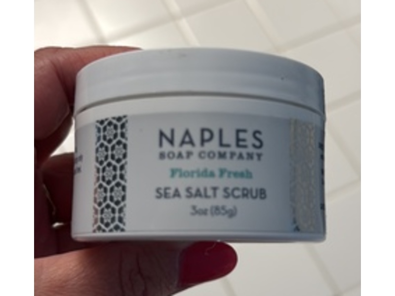 Naples Soap Company Sea Salt Scrub, Florida Fresh, 3 oz/85 g