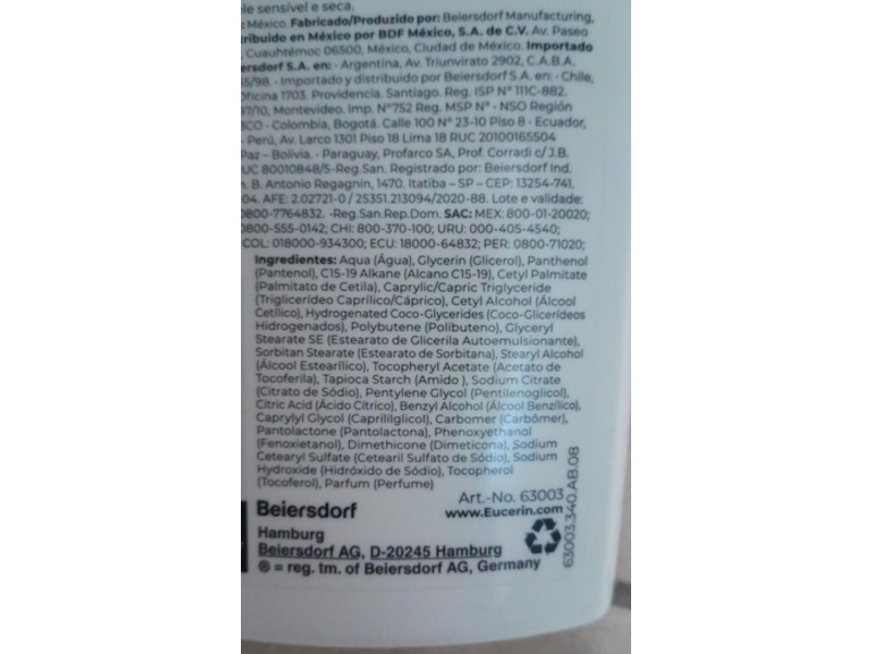 Eucerin pH5 Moisturizing Body Lotion, 400 mL