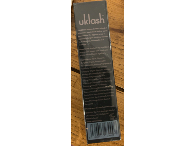 Uklash Eyelash Serum, 0.10 fl oz/3 mL