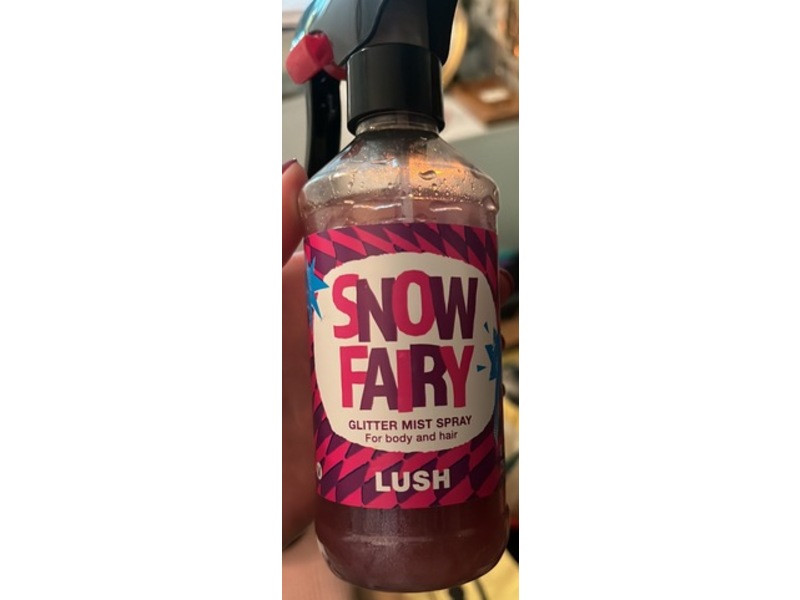 Lush Glitter Mist Spray, Snow Fairy, 8.4 fl oz/250 mL