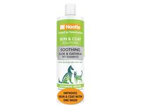 Nootie Skin & Coat Solutions Soothing Aloe & Oatmeal Pet Shampoo, Cucumber Melon, 16 fl oz/473 mL - thumbnail 1