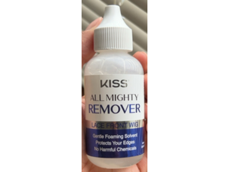 Kiss Lace Front Wig Gentle Foaming Solvent All Mighty Remover, 2.03 fl oz/60 mL