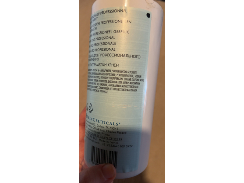 SkinCeuticals Simply Clean Refining Cleanser Gel, 25.4 fl oz/750 mL