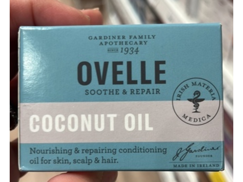 Gardiner Family Apothecary Ovelle Soothe & Repair Coconut Oil, 100 g