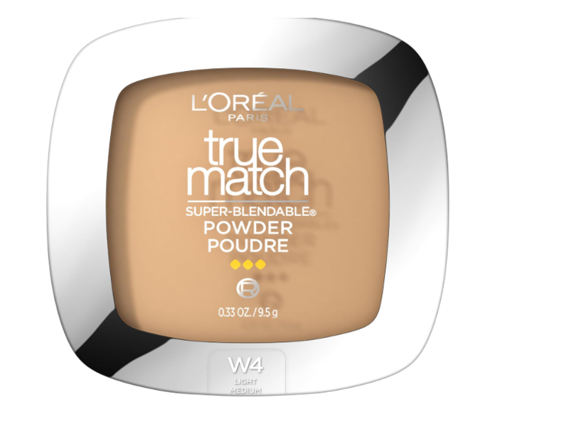 L'Oreal Paris True Match Super-Blendable Powder, W4 Light Medium, 0.33 oz/9.5 g