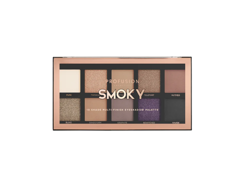 Profusion Eye & Face, 11 Shade Eye & Face Palette, Smoky
