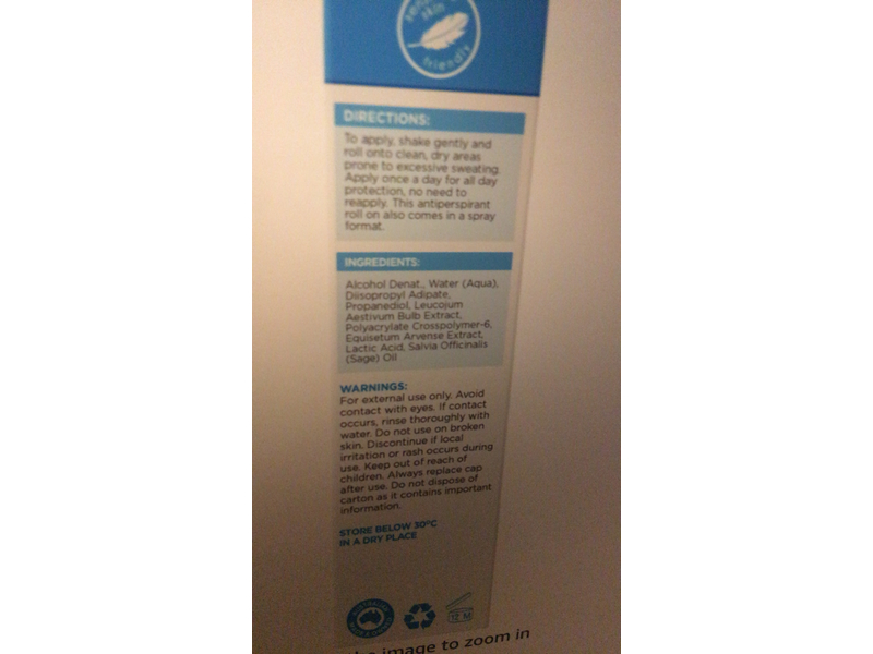 No More Sweat Body Antiperspirant, 50 mL