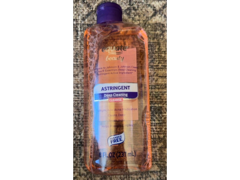 Equate Beauty Deep Cleansing Astringent, 8 fl oz/237 mL