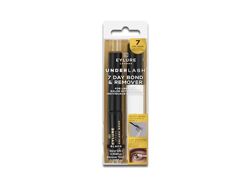 Eylure Underlash 7 Day Bond & Remover Kit, Black