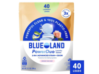 Blue Land Power Duo 2 In 1 Advanced Stain+Odor, Bergamot Rose Scent, 12.7 oz/360 g, 40 Count - thumbnail 1