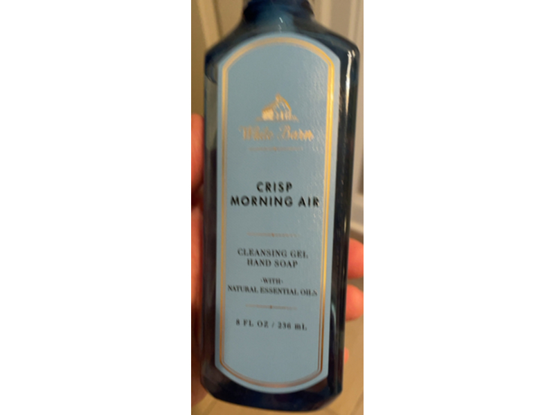 Bath & Body Works Cleansing Gel Hand Soap, Crisp Morning Air, 8 fl oz/236 mL