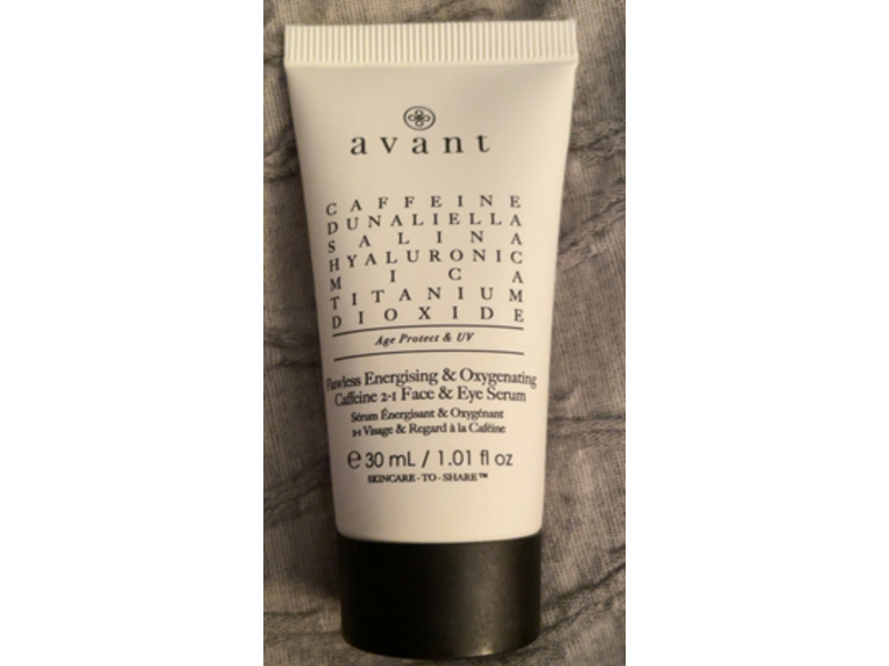 Avant Flawless Energising & Oxygenating Caffein 2 In 1 Face & Eye Serum, 1.01 fl oz/30 mL
