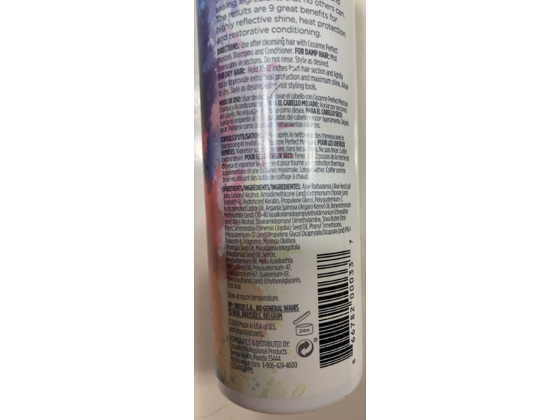 Cezanne Leave-In Perfector Spray, 4 fl oz/118 mL
