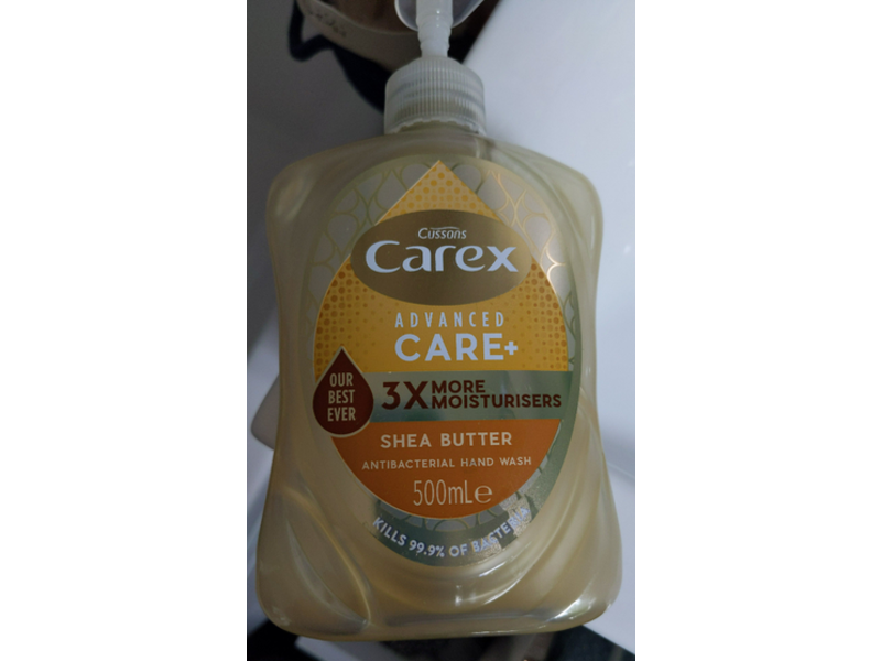 Carex Advanced Care+ Antibacterial Hand Wash, Shea Butter, 500 mL, Pack Of 6